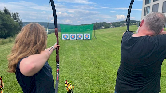 Bogenschießen am Burghof im Brombachtal