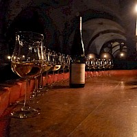 Weinverkostung mit Wein aus dem Rheingau